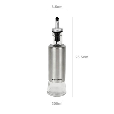 Galheteiro Inox Redondo 300ml 6.5X25.5cm